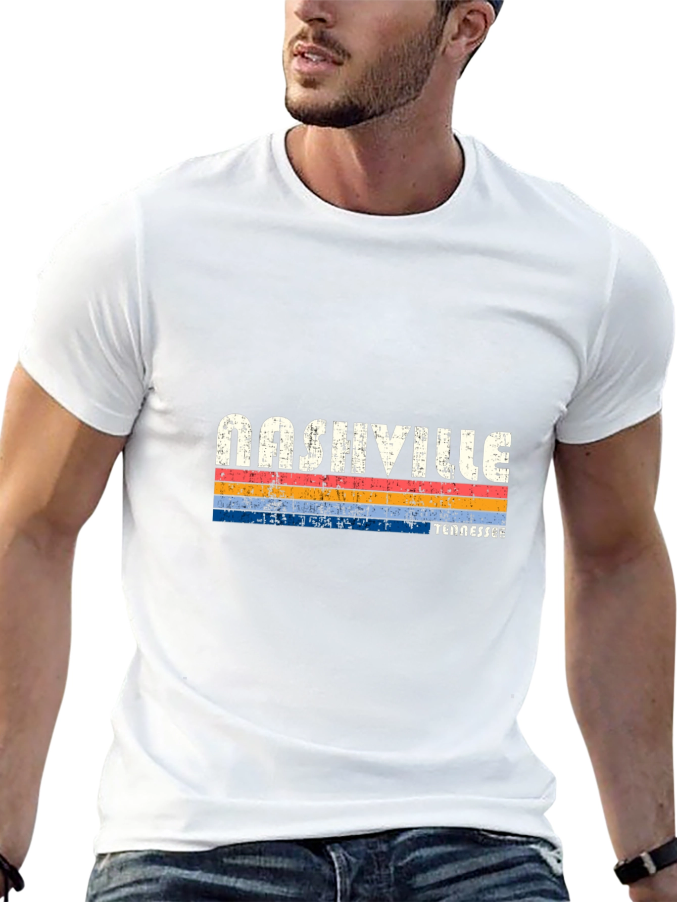 Nashville Tennessee Retro Graphic T-Shirt