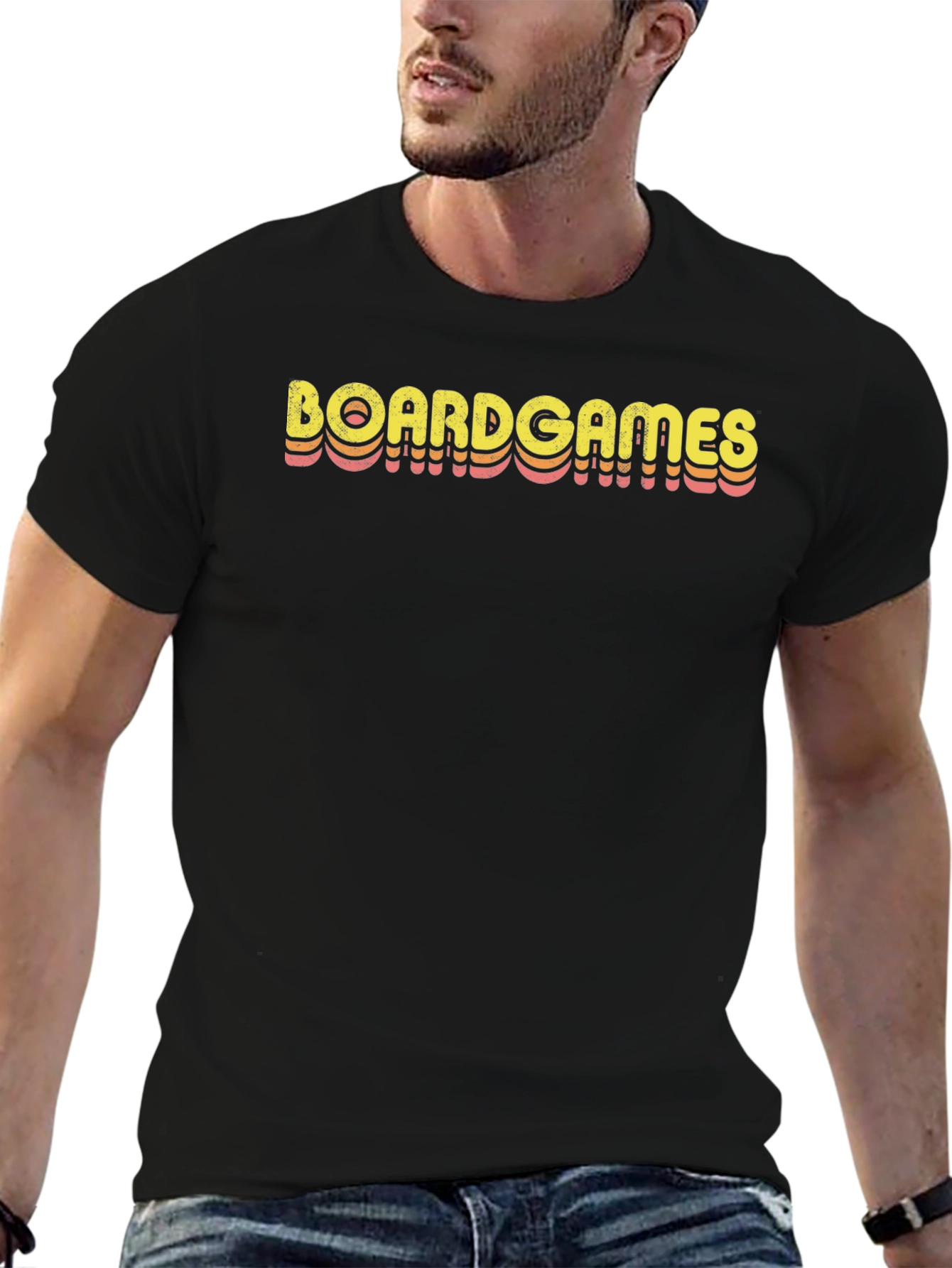 Retro Board Games Graphic Tee - Cool Gamer Shirt