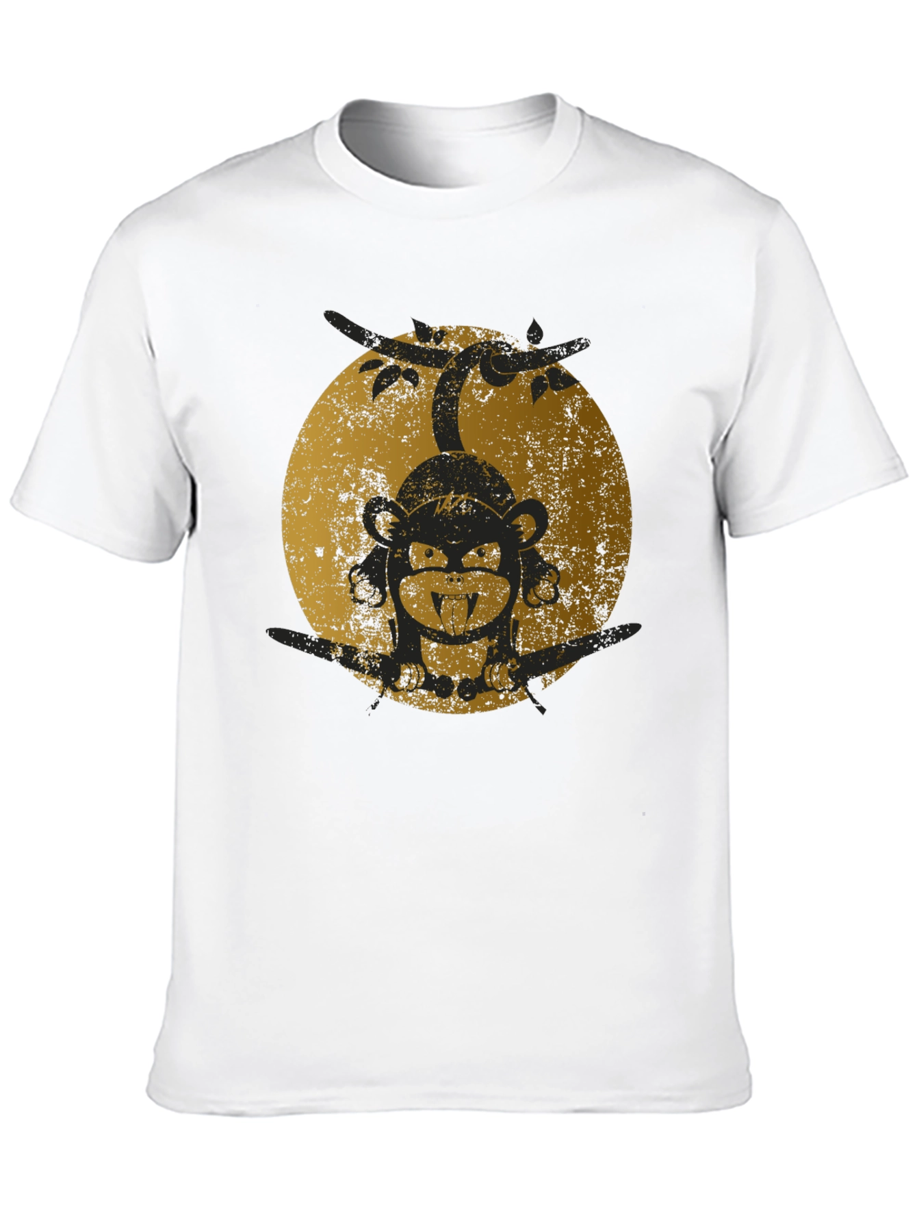 Monkey Business Black Graphic T-Shirt