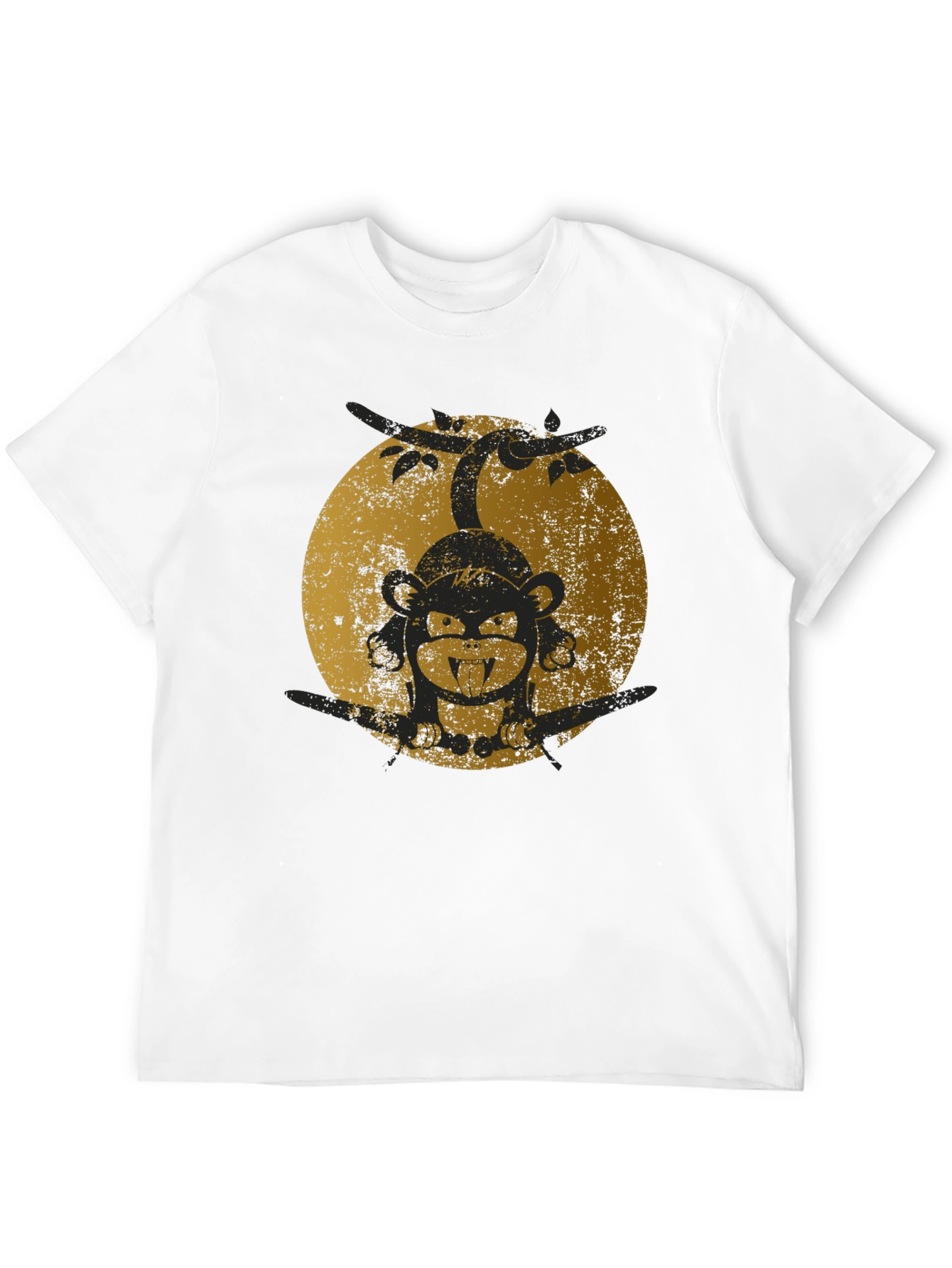 Monkey Business Black Graphic T-Shirt