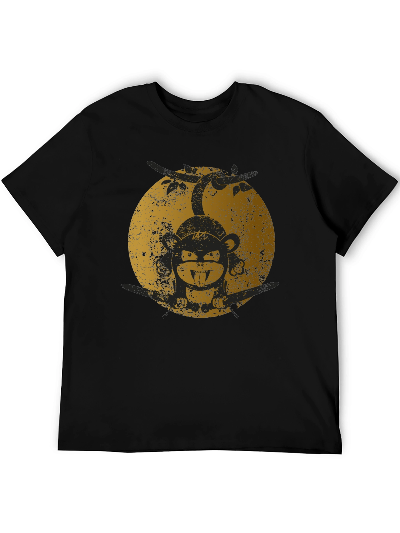Monkey Business Black Graphic T-Shirt