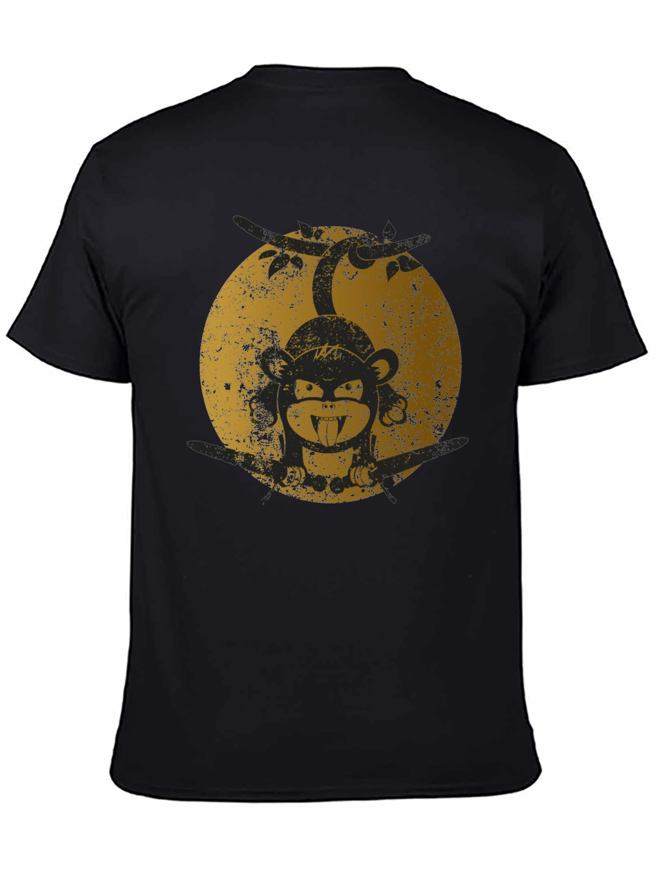 Monkey Business Black Graphic T-Shirt