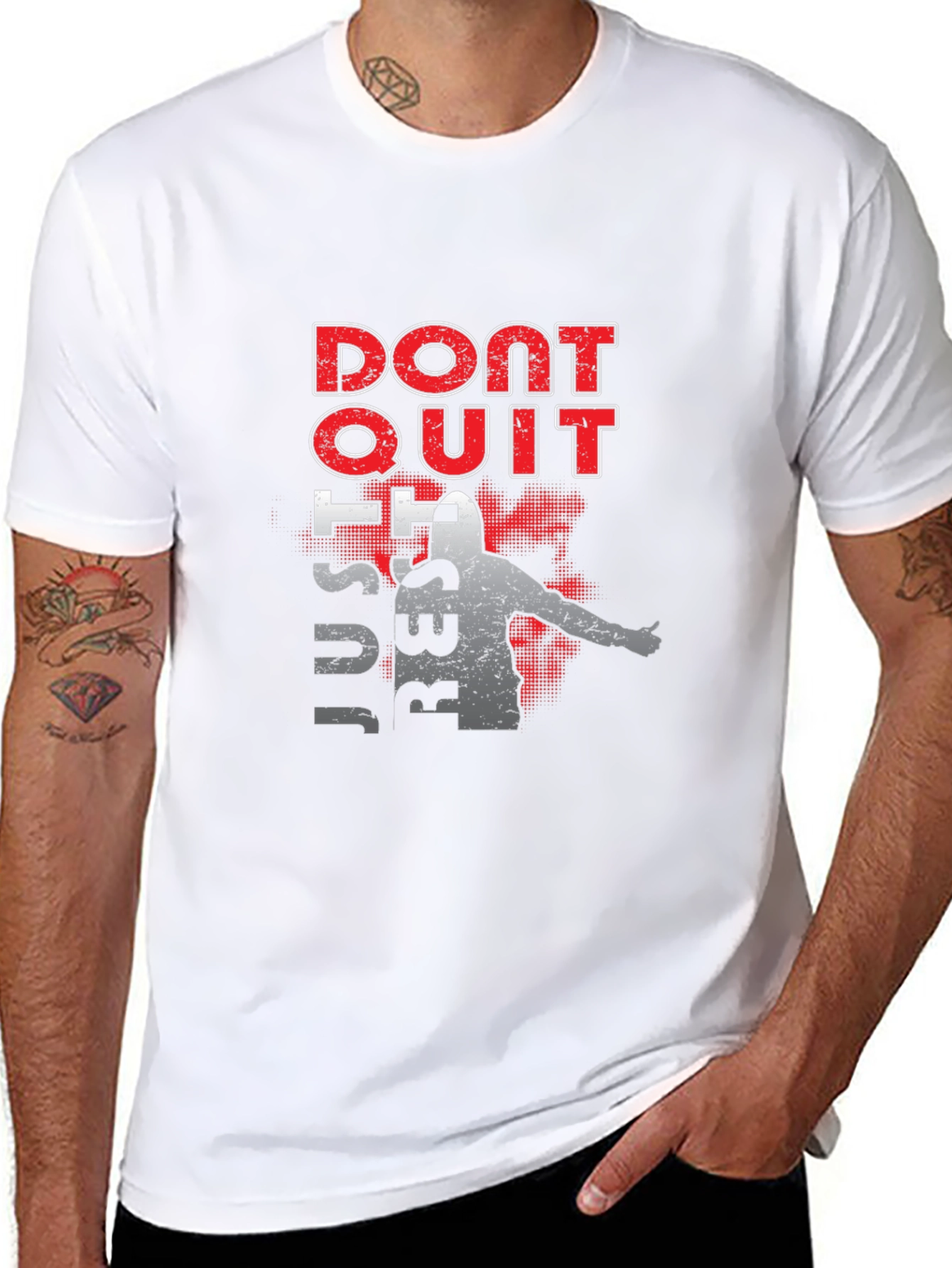 Motivational Dont Quit Graphic Tee