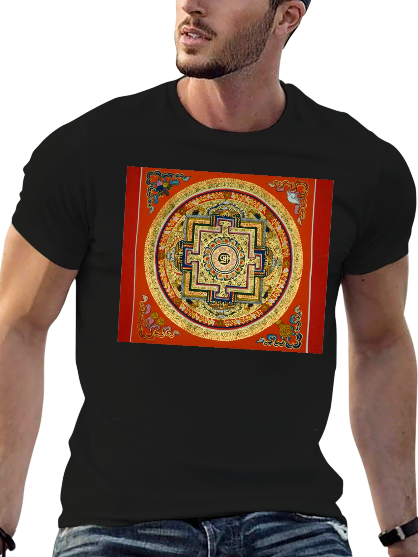 Mandala Graphic Tee - Spiritual Style