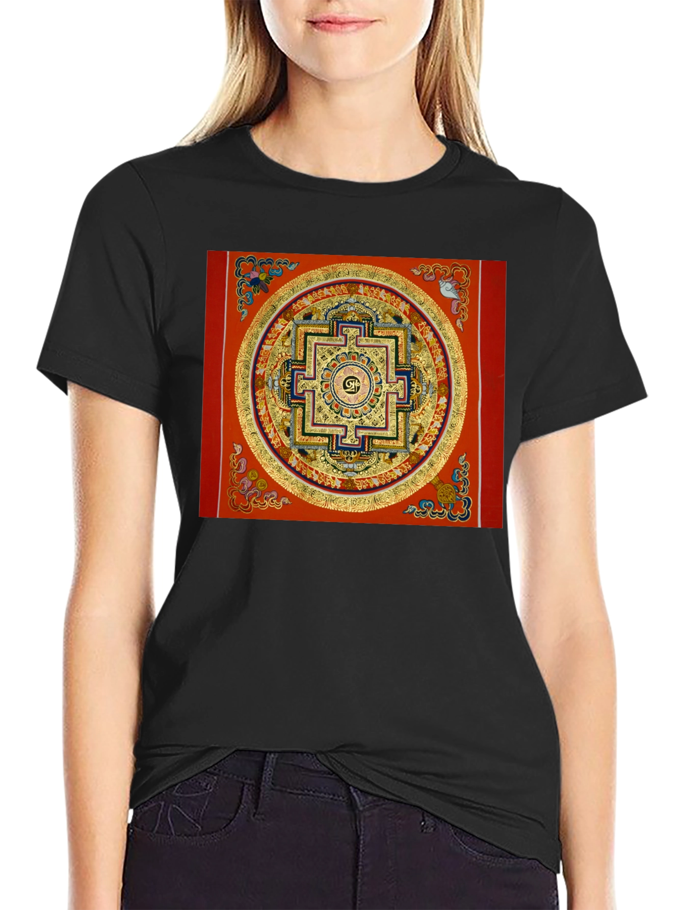 Mandala Graphic Tee - Spiritual Style