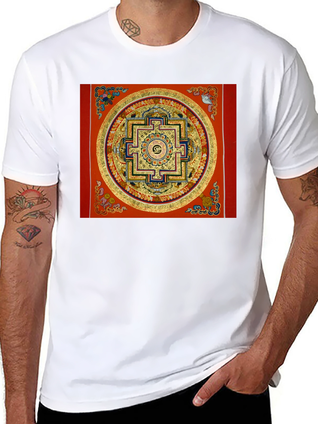Mandala Graphic Tee - Spiritual Style