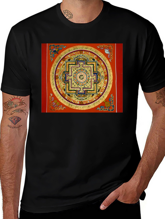 Mandala Graphic Tee - Spiritual Style