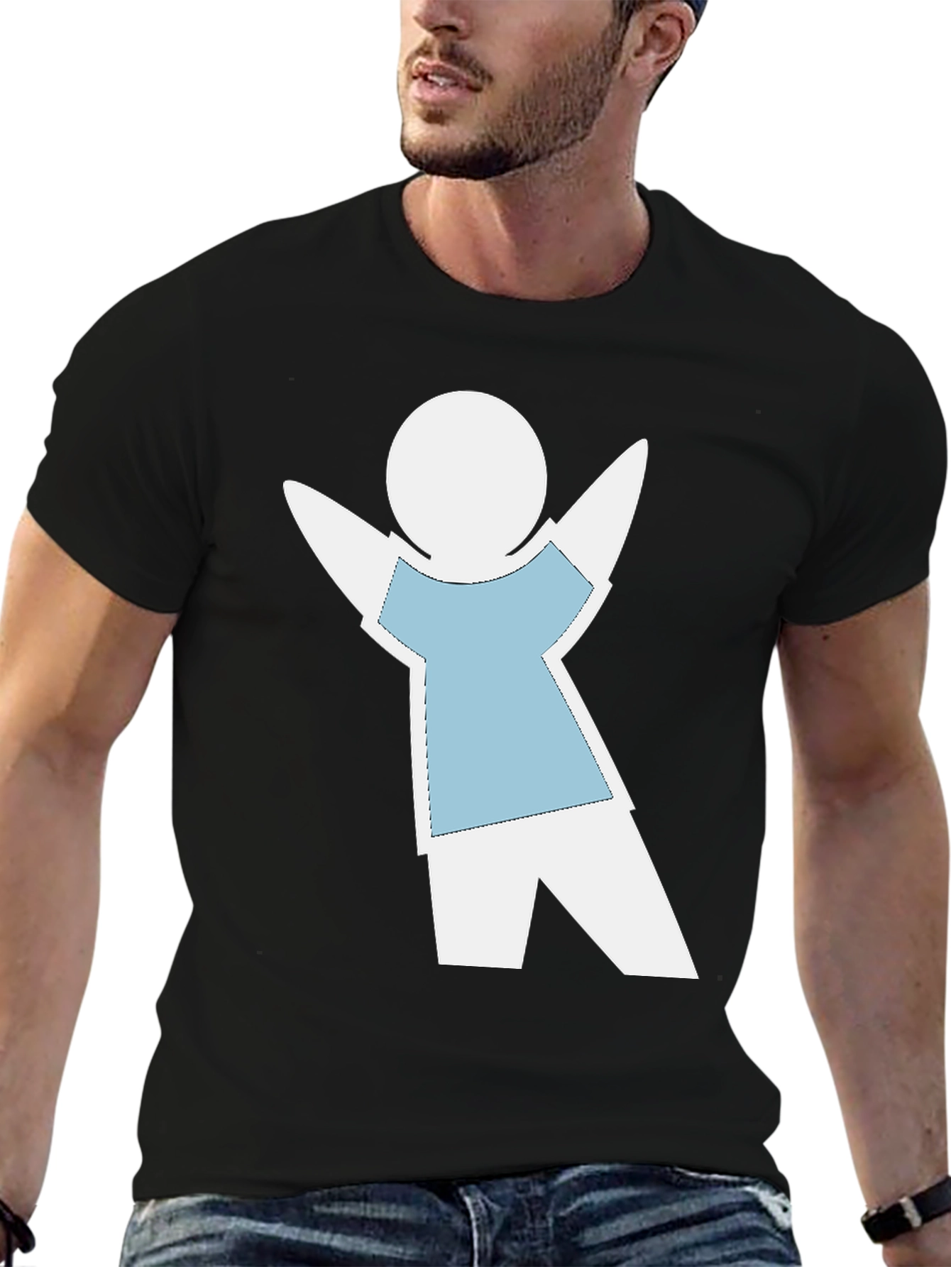 Whimsical Stick Figure Tee