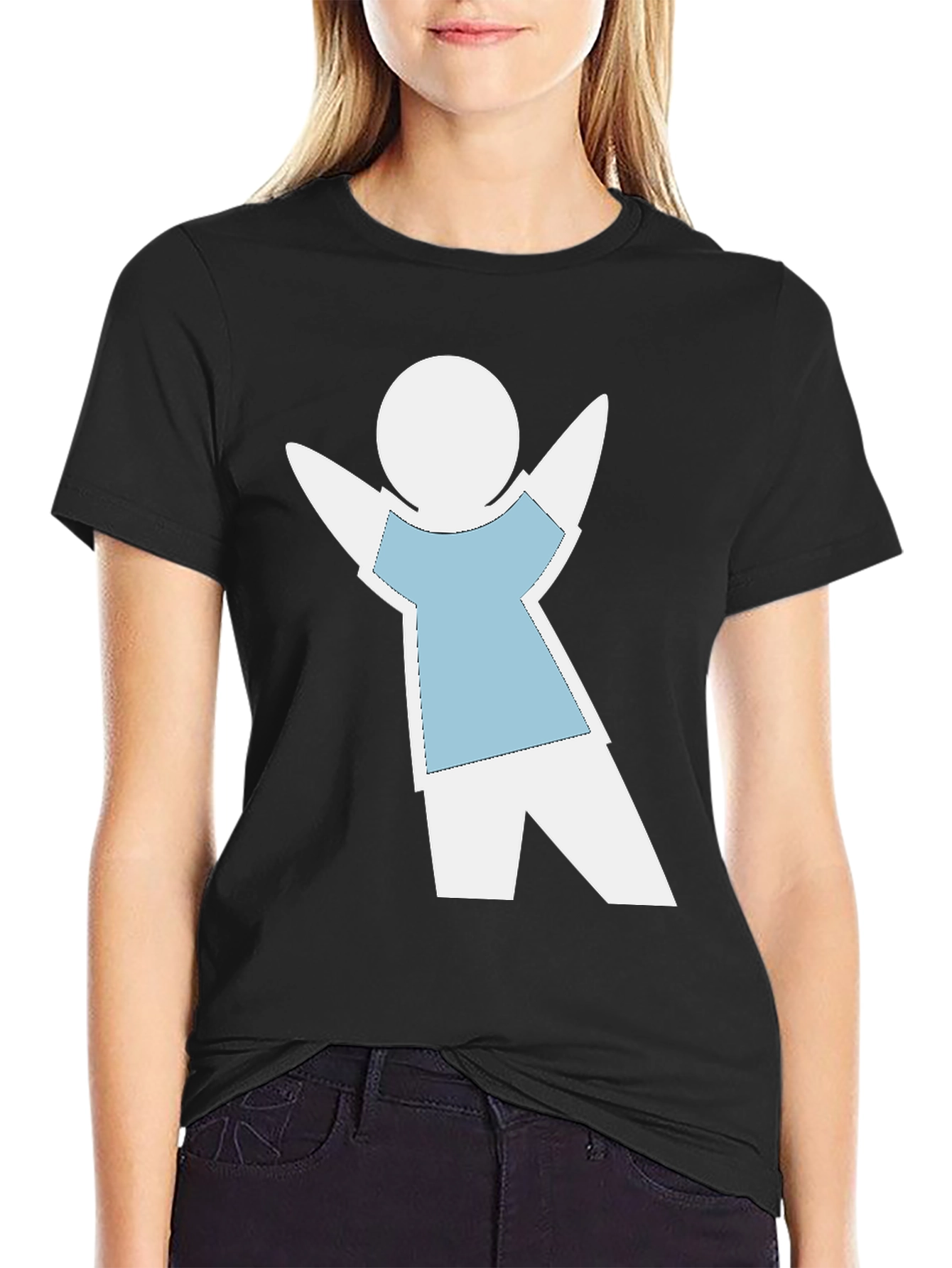 Whimsical Stick Figure Tee