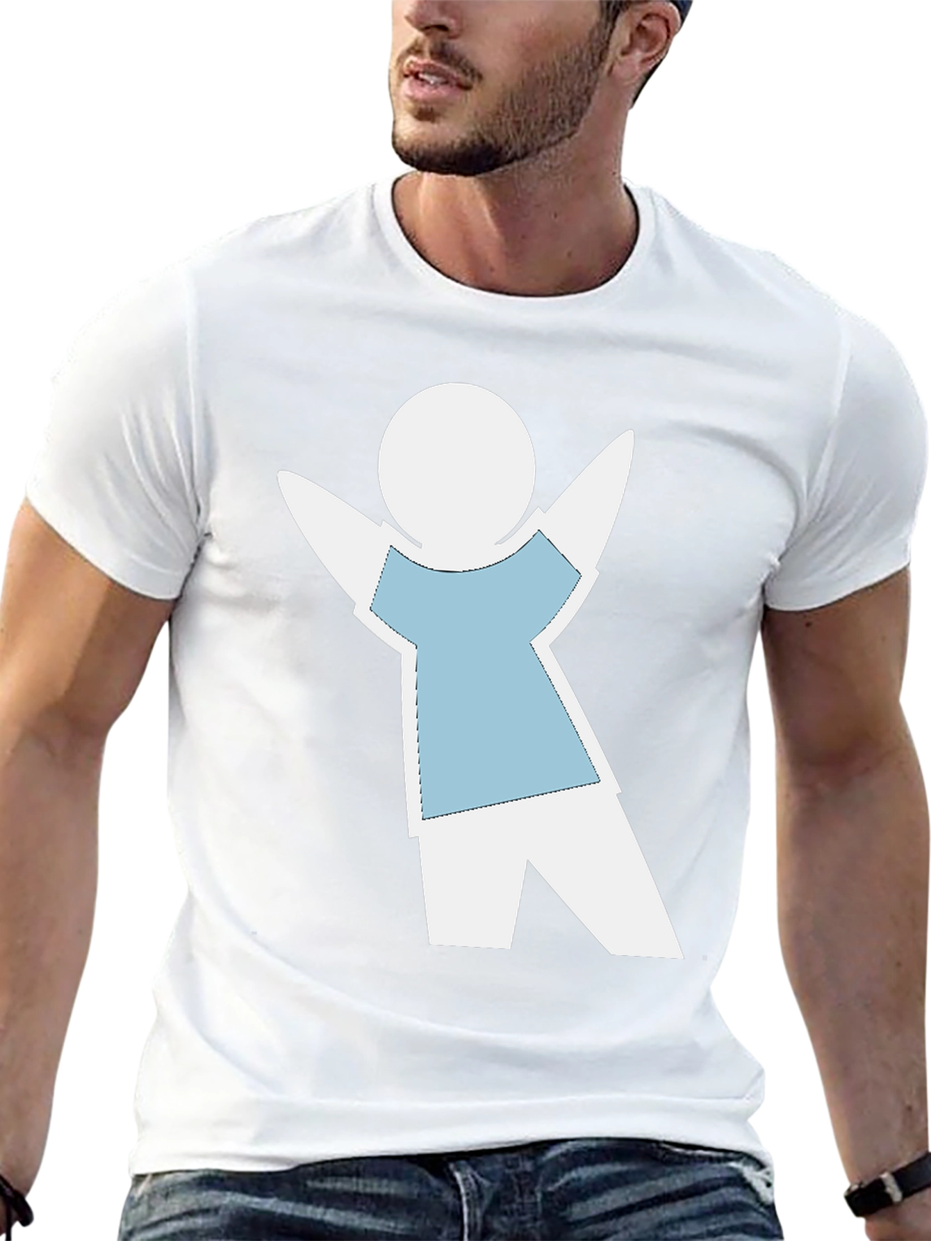 Whimsical Stick Figure Tee