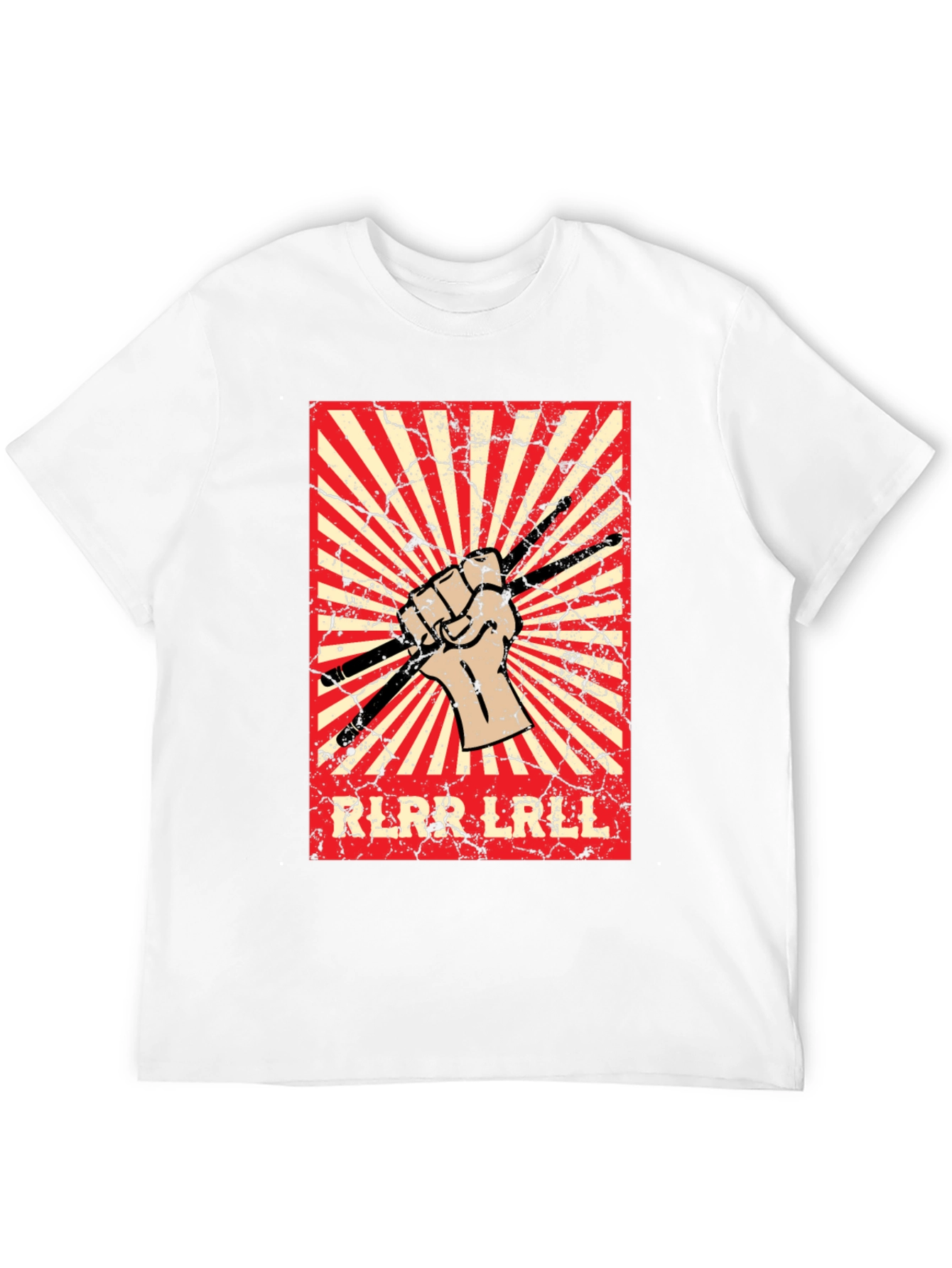 Drummer Hand Drumsticks Graphic Tee