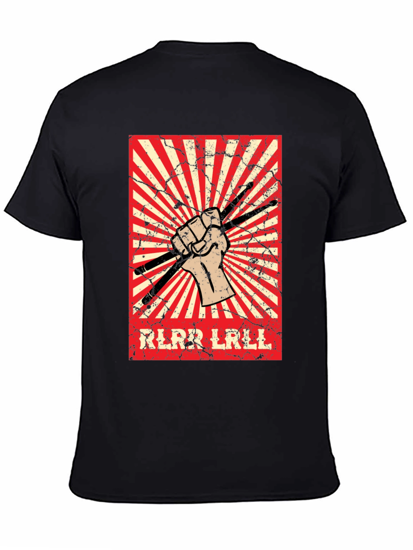 Drummer Hand Drumsticks Graphic Tee