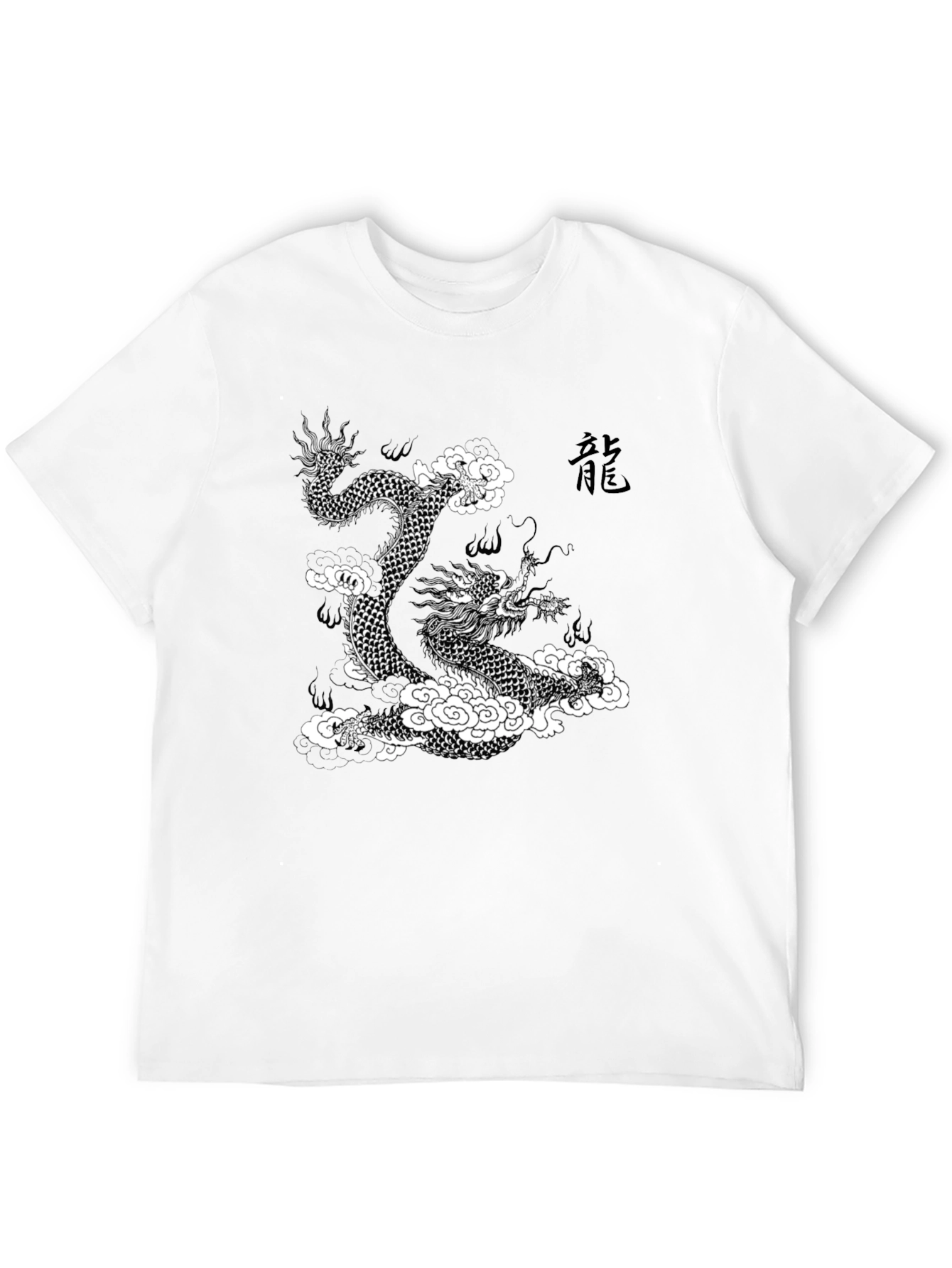 Dragon Graphic Tee - Mens Black T-Shirt