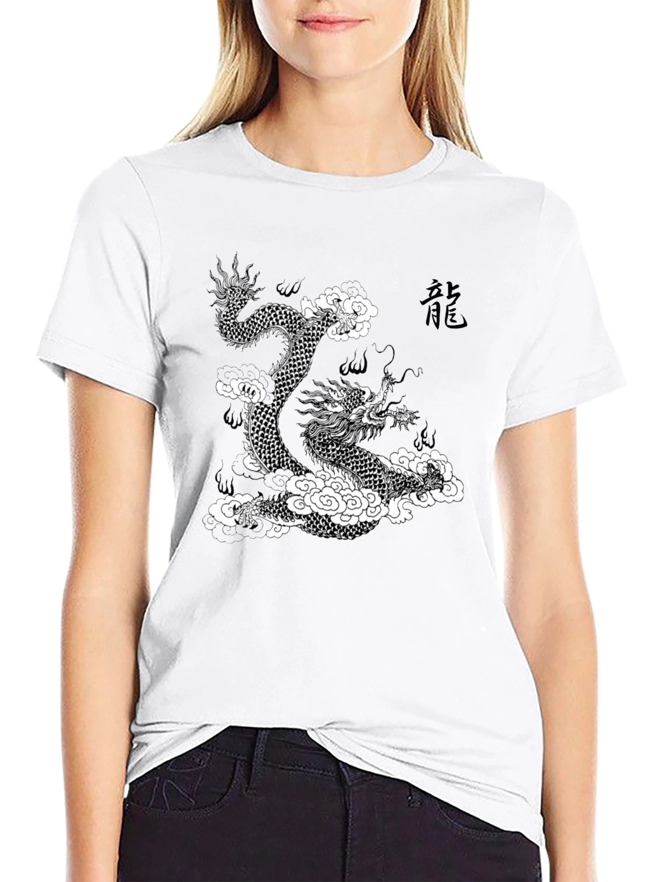 Dragon Graphic Tee - Mens Black T-Shirt