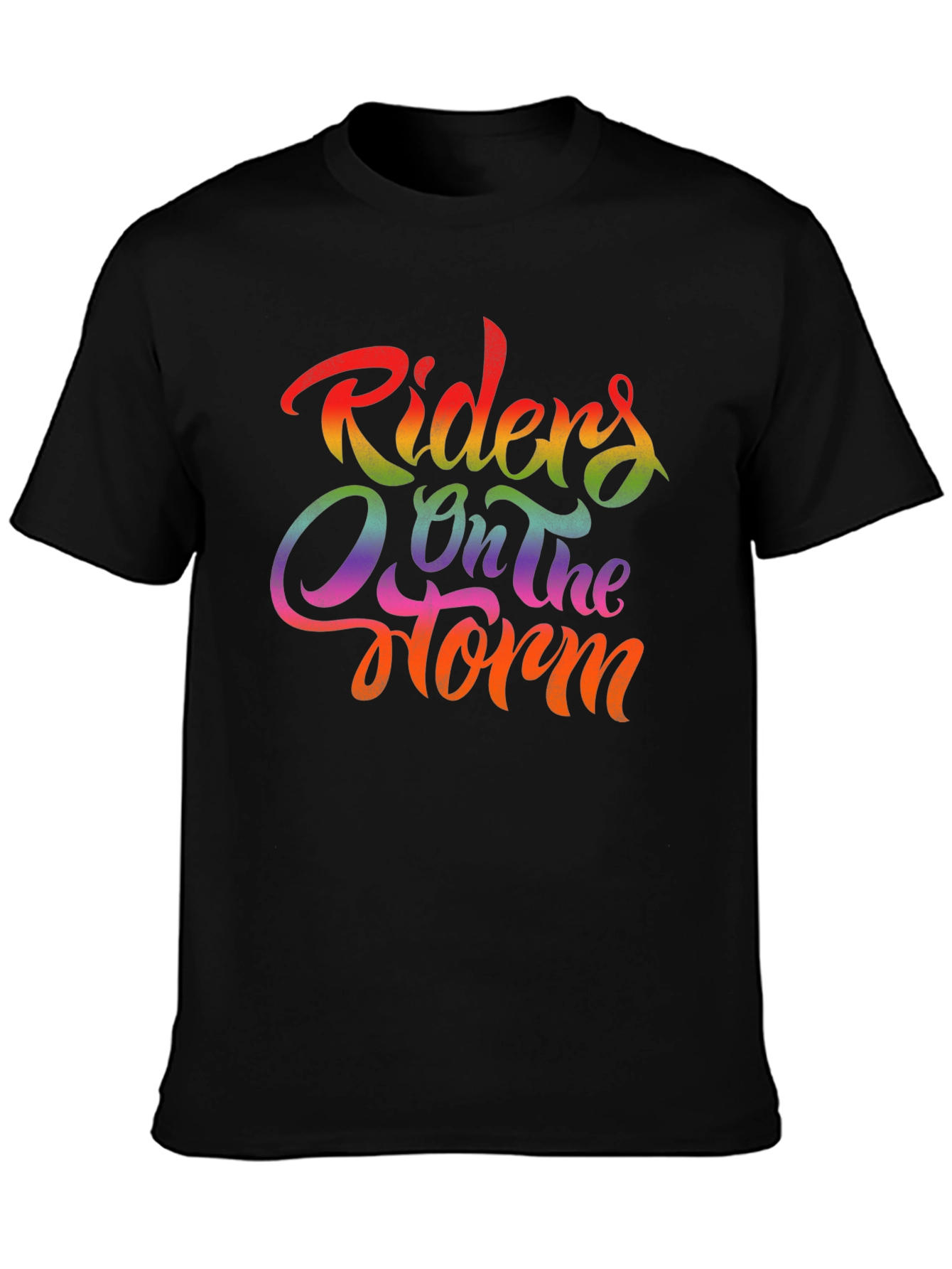 Riders On The Storm Rainbow T-Shirt