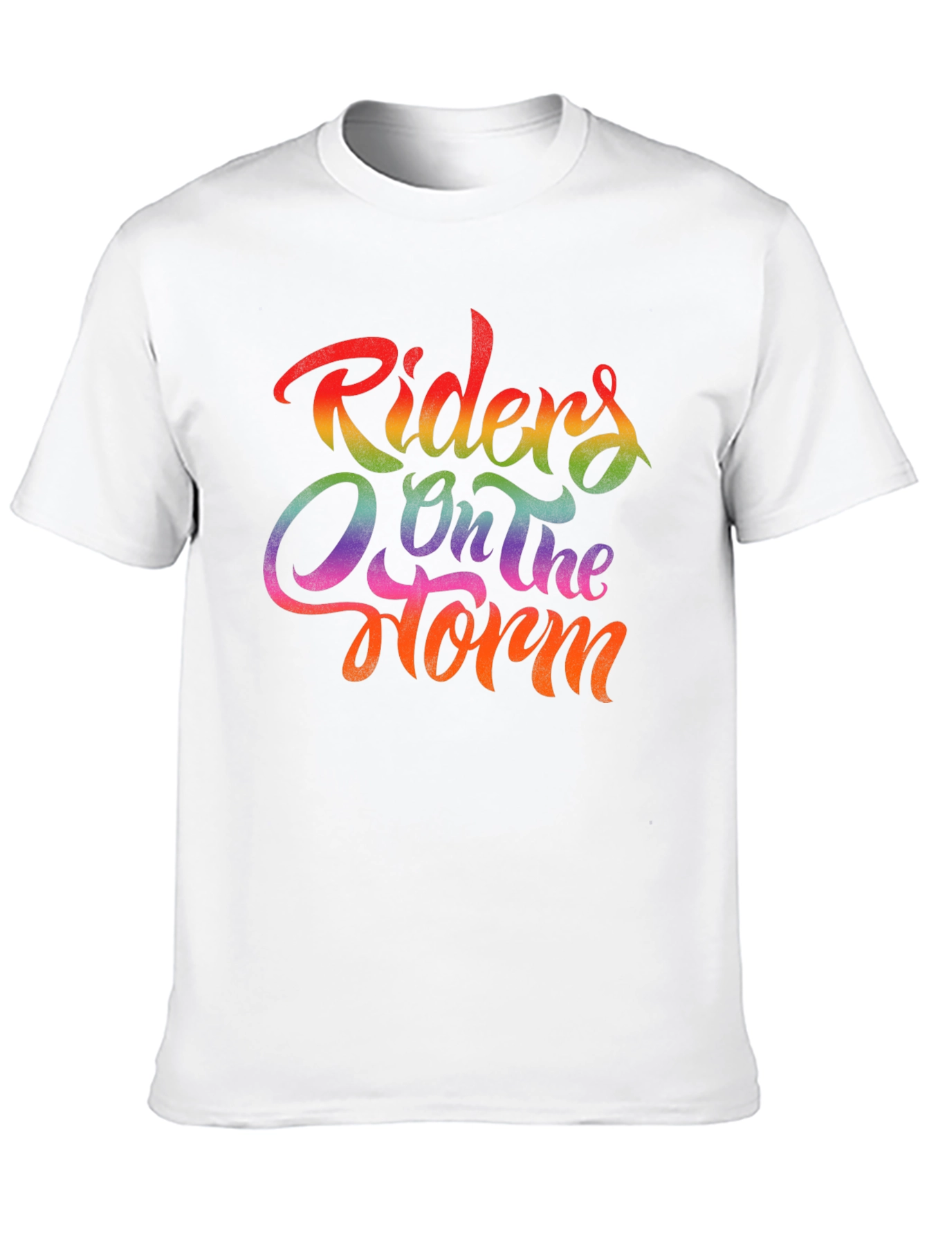 Riders On The Storm Rainbow T-Shirt