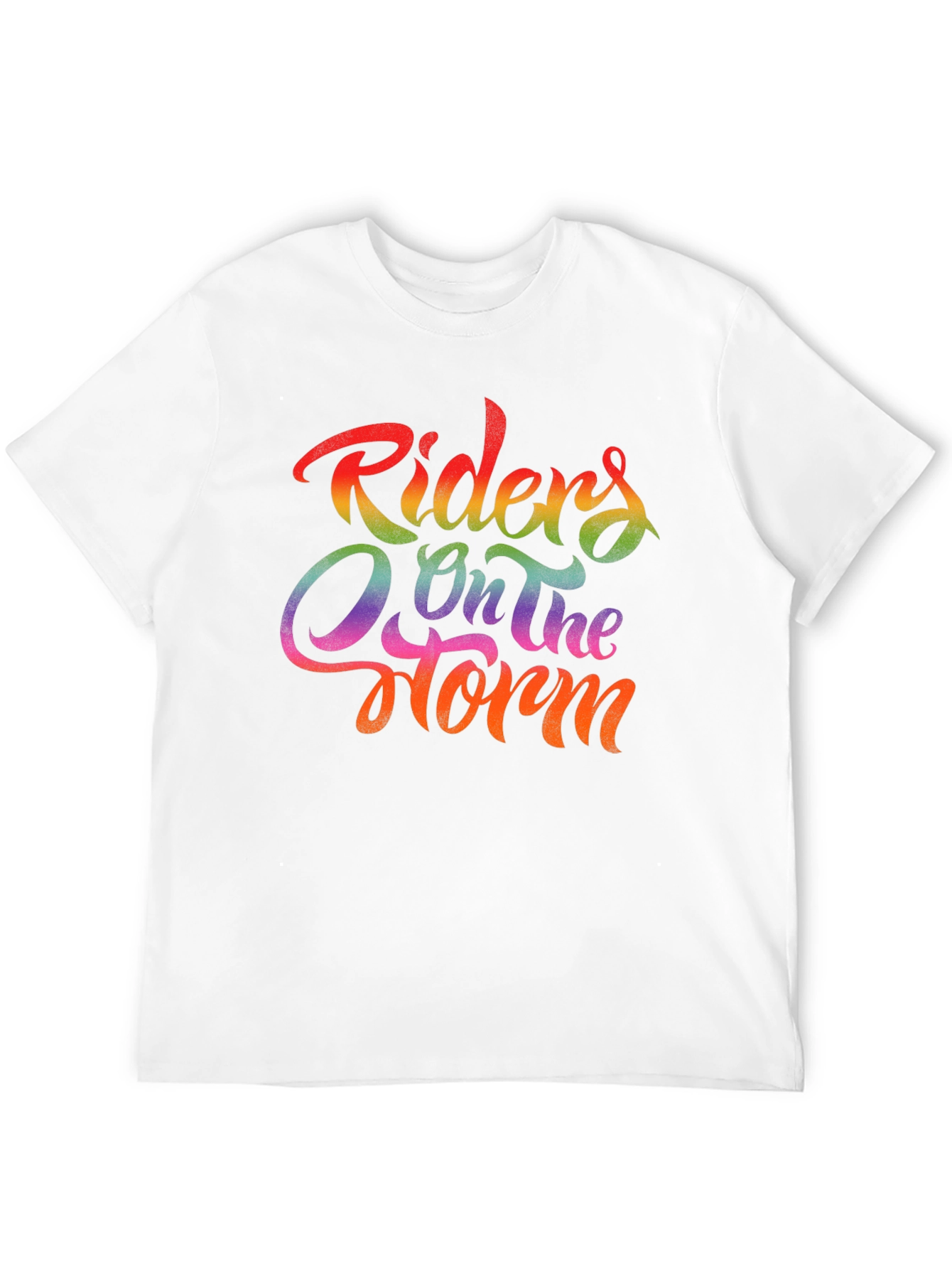 Riders On The Storm Rainbow T-Shirt