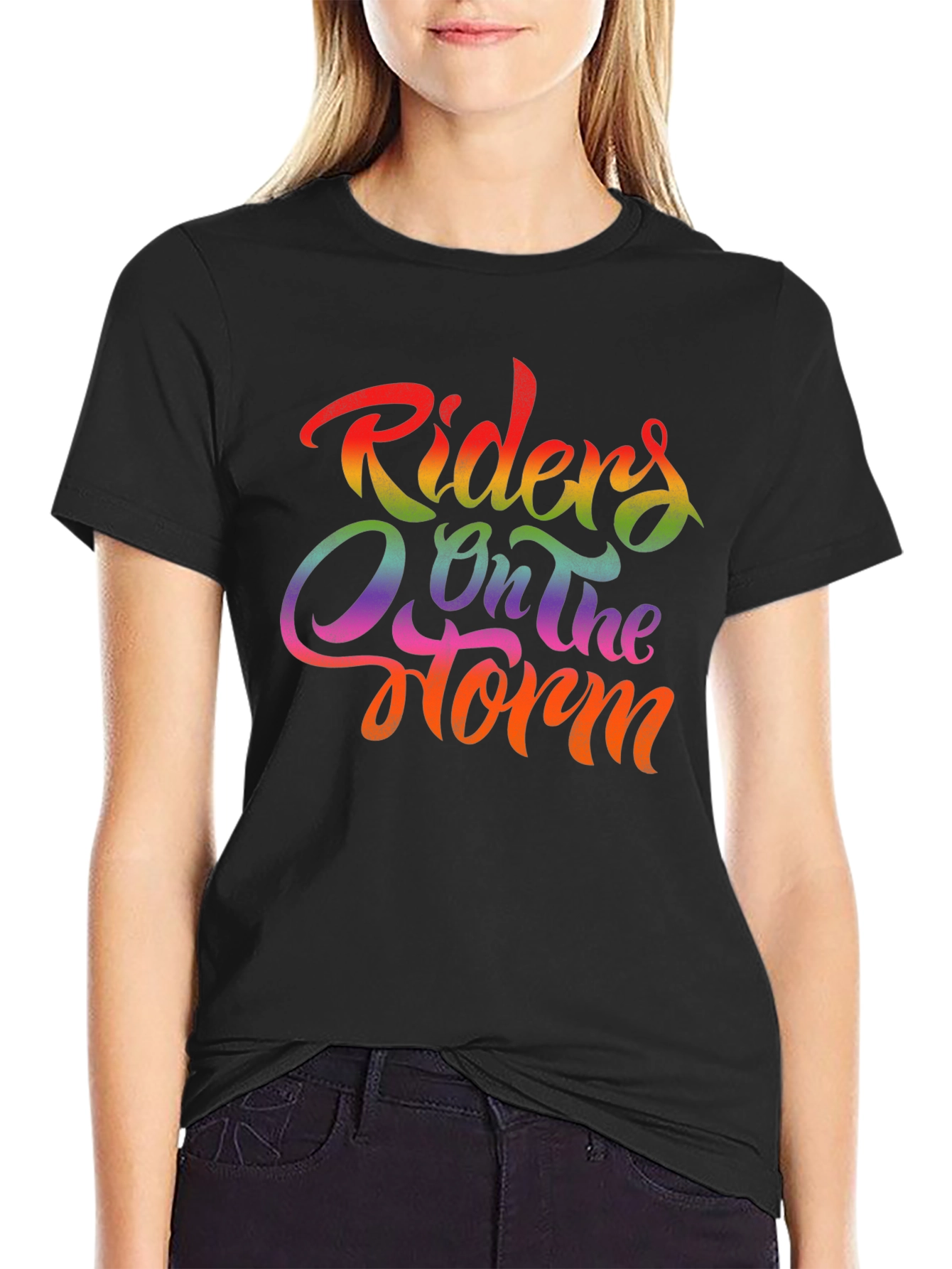 Riders On The Storm Rainbow T-Shirt