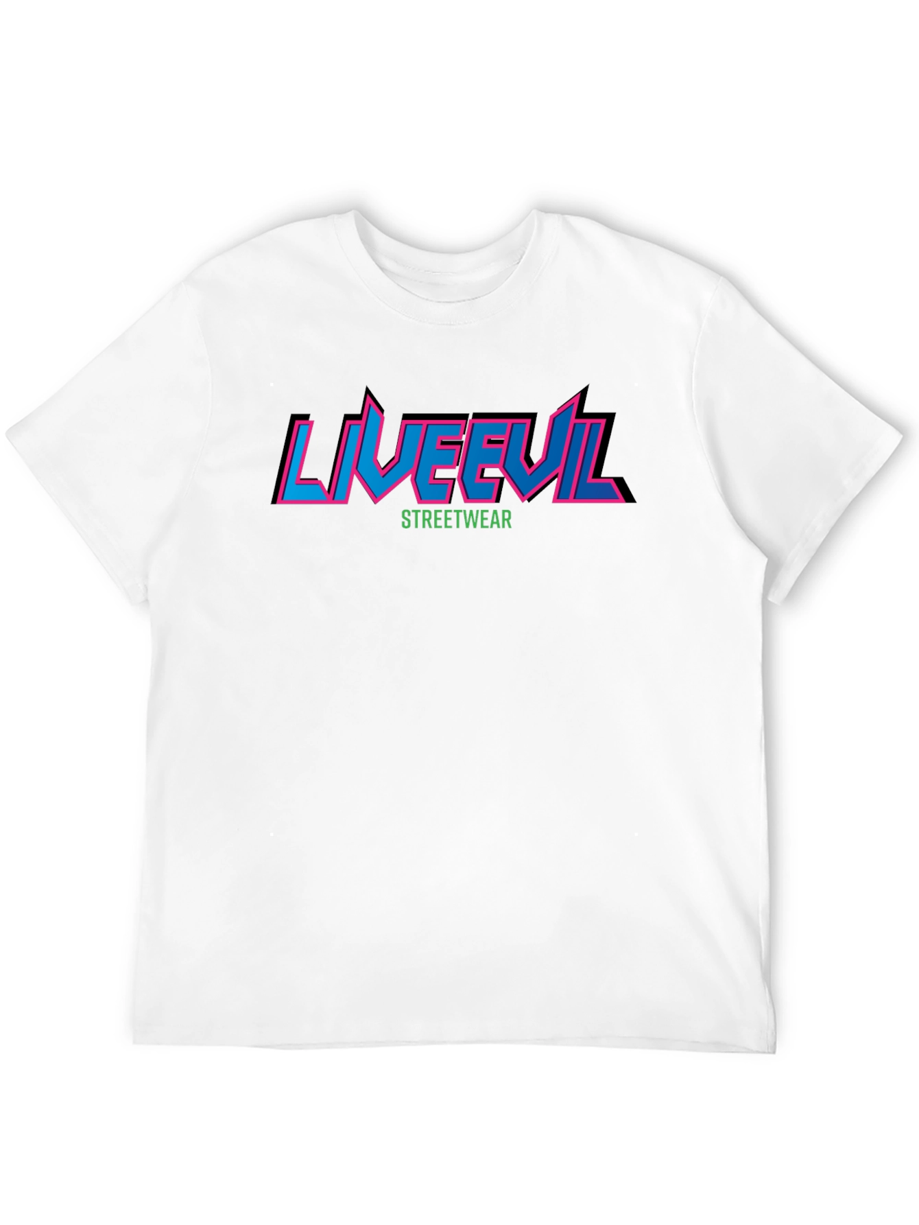 Liveevil Streetwear Graphic Tee - Black