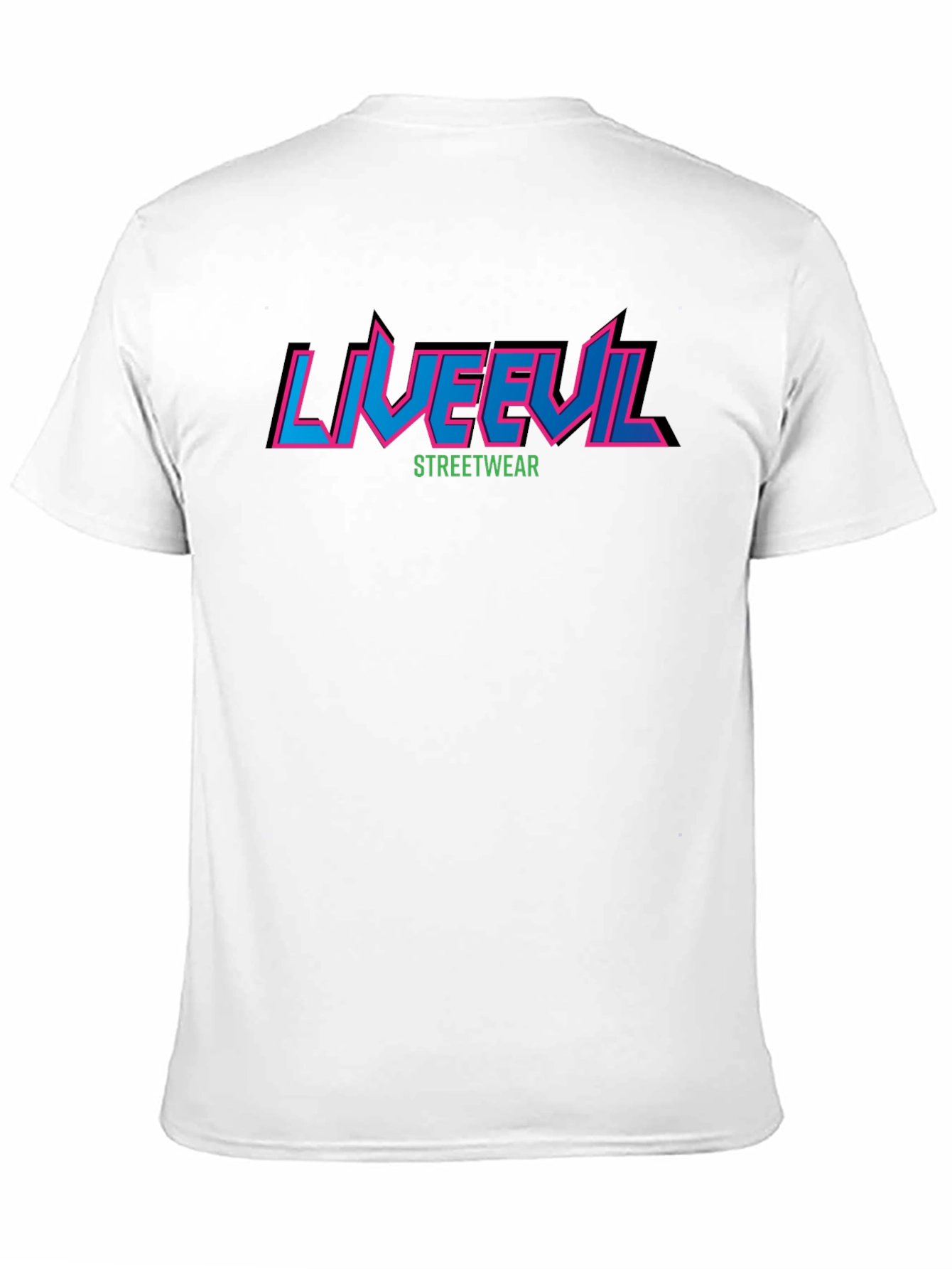 Liveevil Streetwear Graphic Tee - Black